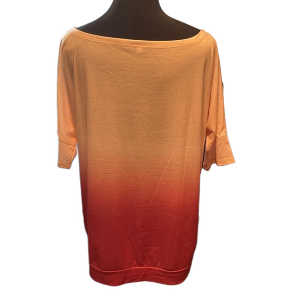 Unbranded Ombré Top - Size 1X - Stylish & Comfy - Picture 3 of 4